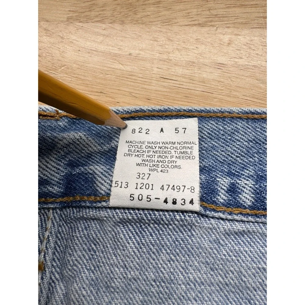 Vintage Y2K Levi's 505 Regular Fit Straight Leg Jeans Men's 36x30 Distressed USA